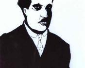 弗朗西斯 皮卡比亚 : Guillaume Apollinaire in 1913